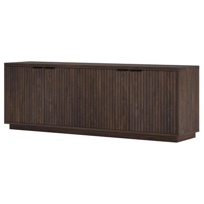 Hudson & Canal - Mansfield Rectangular TV Stand for TVs up to 78in in Alder Brown - TV2164 veiw 3