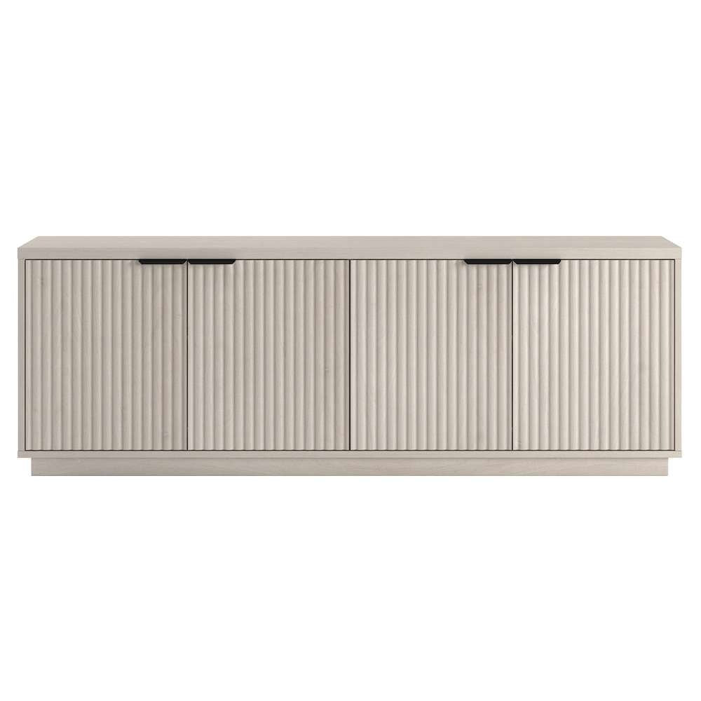 Hudson & Canal - Mansfield Rectangular TV Stand for TVs up to 78in in Alder White - TV2163 veiw 2