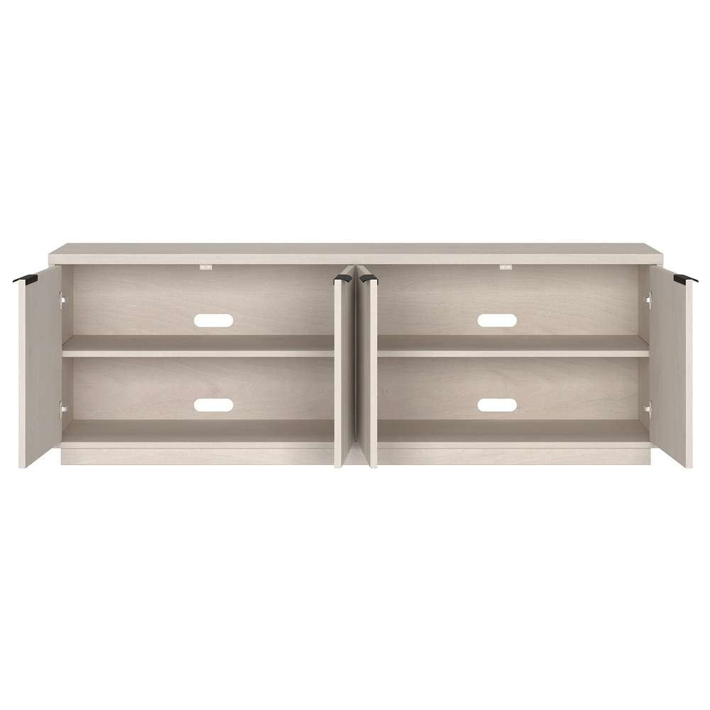 Hudson & Canal - Mansfield Rectangular TV Stand for TVs up to 78in in Alder White - TV2163 veiw 4