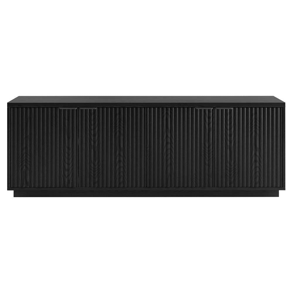 Hudson & Canal - Mansfield Rectangular TV Stand for TVs up to 78in in Black Grain - TV2162 veiw 2