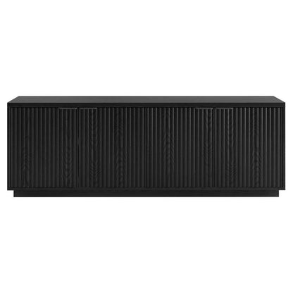 Hudson & Canal - Mansfield Rectangular TV Stand for TVs up to 78in in Black Grain - TV2162 veiw 2