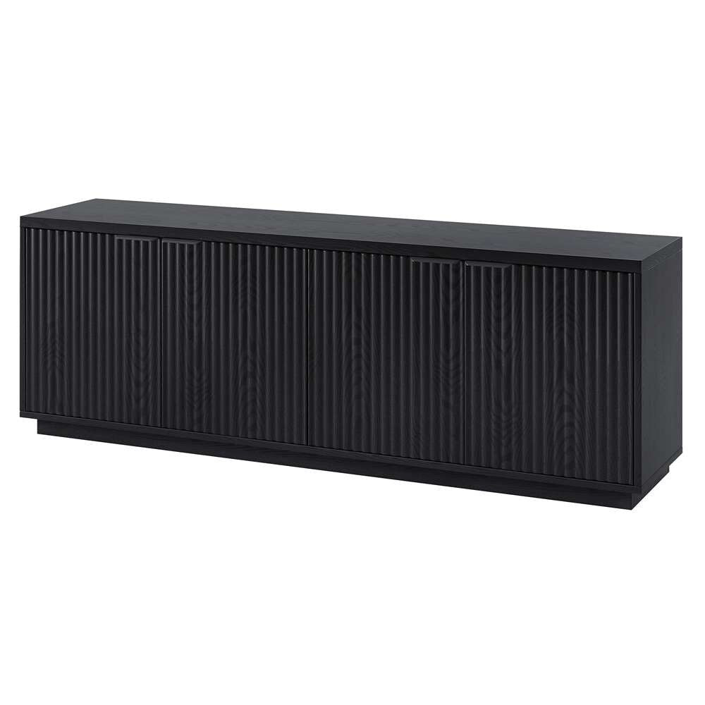Hudson & Canal - Mansfield Rectangular TV Stand for TVs up to 78in in Black Grain - TV2162 veiw 3