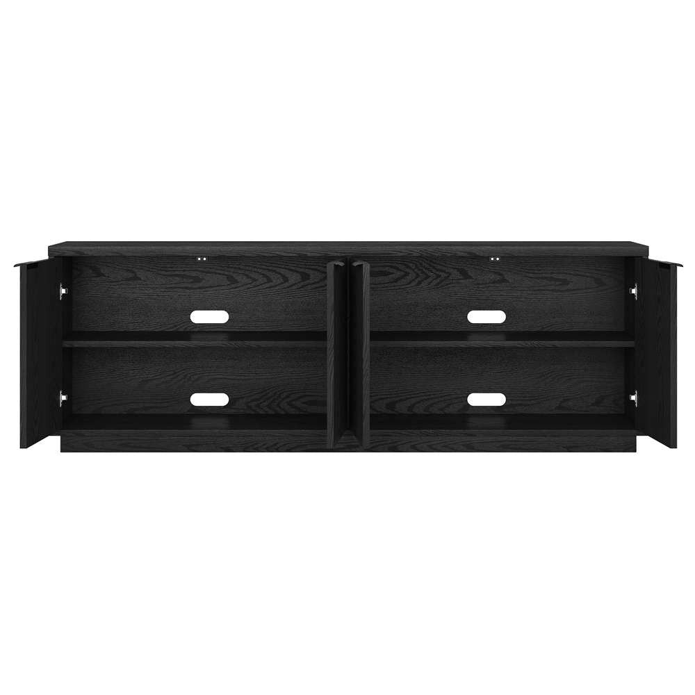 Hudson & Canal - Mansfield Rectangular TV Stand for TVs up to 78in in Black Grain - TV2162 veiw 4