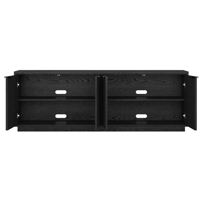 Hudson & Canal - Mansfield Rectangular TV Stand for TVs up to 78in in Black Grain - TV2162 veiw 4