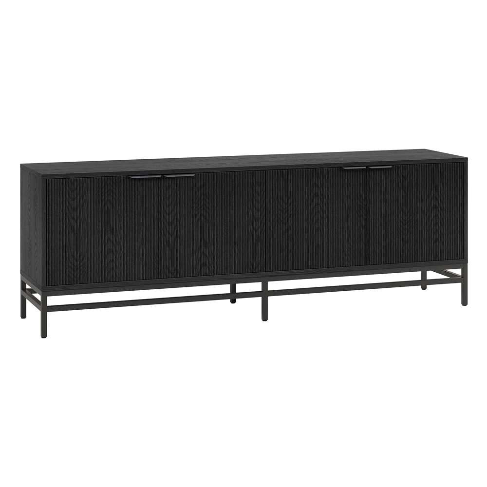 Hudson & Canal - Montello Rectangular TV Stand for TVs up to 78in in Black Grain - TV2085 veiw 1