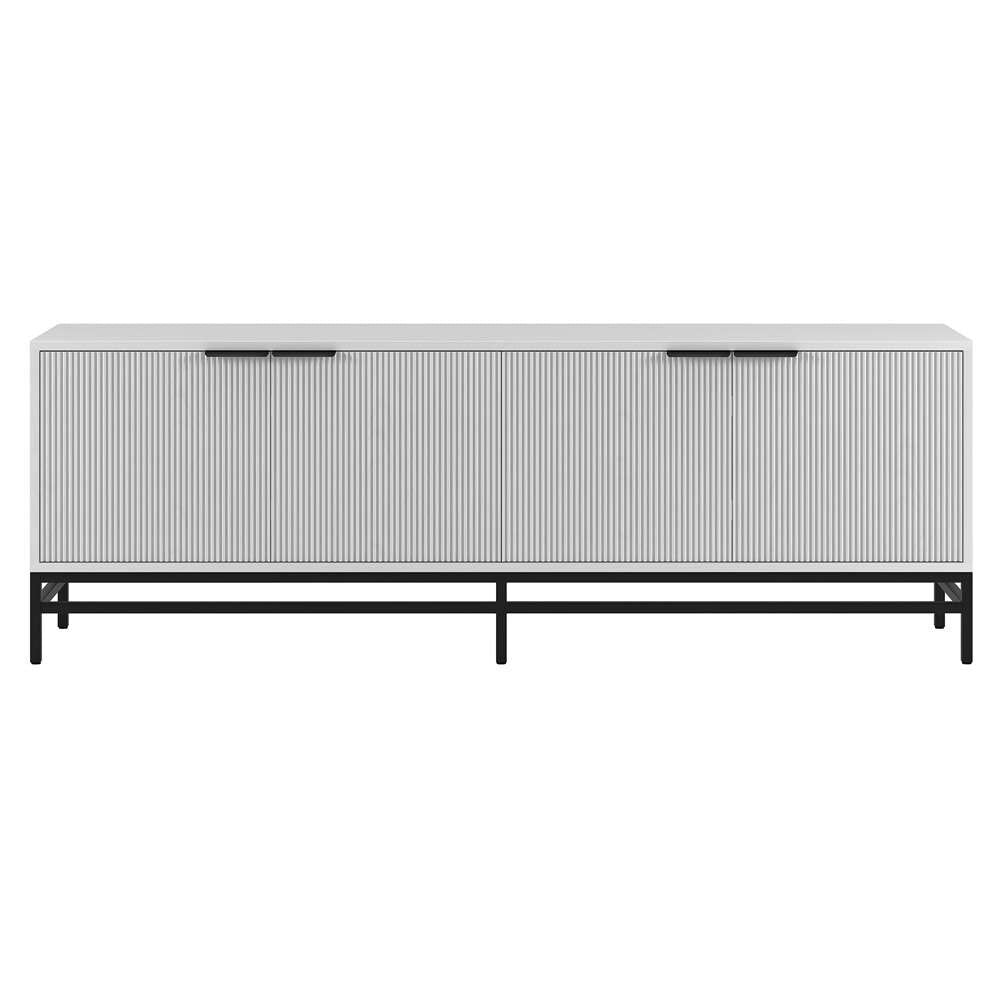 Hudson & Canal - Montello Rectangular TV Stand for TVs up to 78in in Alder White - TV2087 veiw 2