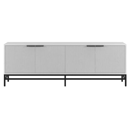 Hudson & Canal - Montello Rectangular TV Stand for TVs up to 78in in Alder White - TV2087 veiw 2