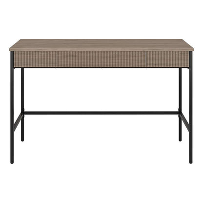 Hudson & Canal - Nolan 48in Wide Rectangular Writing Desk in Antiqued Gray Oak - OF2146 veiw 2