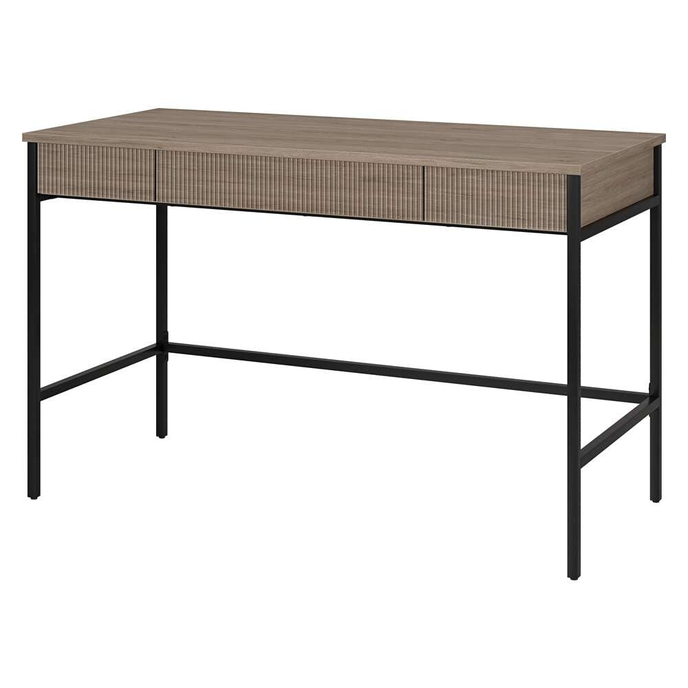 Hudson & Canal - Nolan 48in Wide Rectangular Writing Desk in Antiqued Gray Oak - OF2146 veiw 3