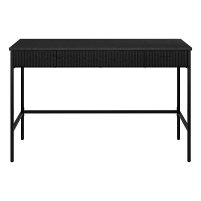 Hudson & Canal - Nolan 48in Wide Rectangular Writing Desk in Black - OF2145 veiw 2