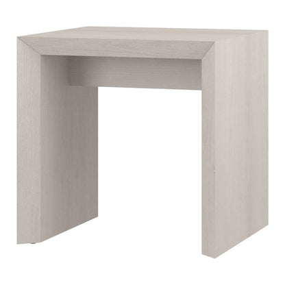 Hudson & Canal - Oswin 22in Wide Rectangular Side Table in Alder White - ST2064 veiw 3