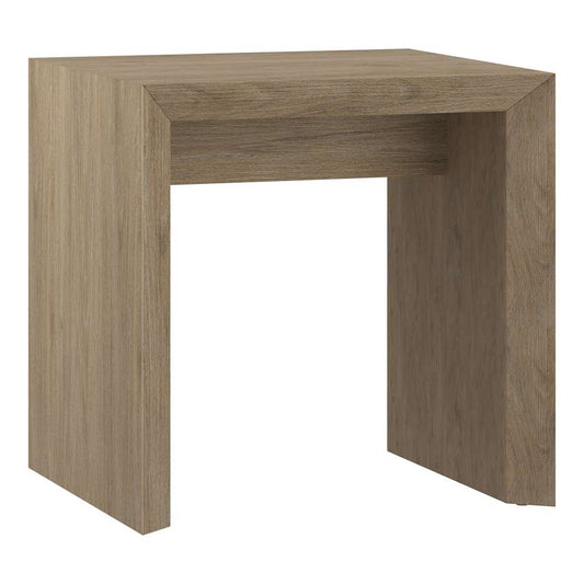 Hudson & Canal - Oswin 22in Wide Rectangular Side Table in Antiqued Gray Oak - ST2063 veiw 1