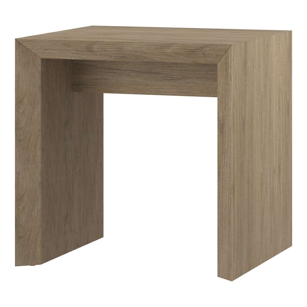 Hudson & Canal - Oswin 22in Wide Rectangular Side Table in Antiqued Gray Oak - ST2063 veiw 3