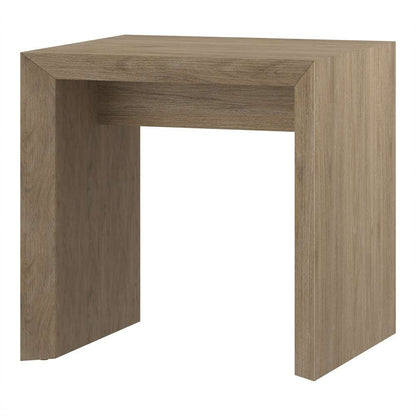 Hudson & Canal - Oswin 22in Wide Rectangular Side Table in Antiqued Gray Oak - ST2063 veiw 3