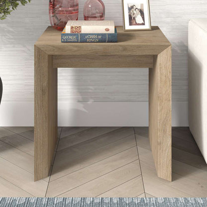 Hudson & Canal - Oswin 22in Wide Rectangular Side Table in Antiqued Gray Oak - ST2063 veiw 6