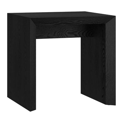 Hudson & Canal - Oswin 22in Wide Rectangular Side Table in Black Grain - ST2062 veiw 1