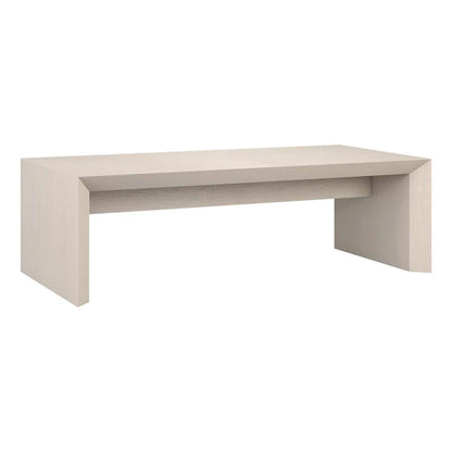 Hudson & Canal - Oswin 48in Wide Rectangular Coffee Table in Alder White - CT2061 veiw 1