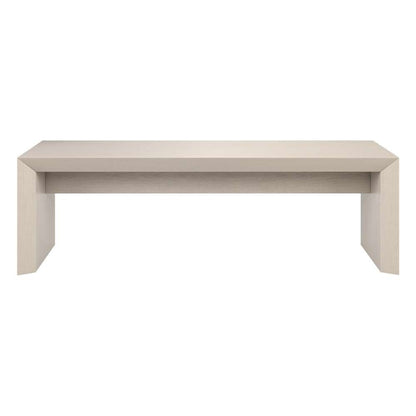 Hudson & Canal - Oswin 48in Wide Rectangular Coffee Table in Alder White - CT2061 veiw 2
