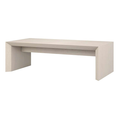 Hudson & Canal - Oswin 48in Wide Rectangular Coffee Table in Alder White - CT2061 veiw 3