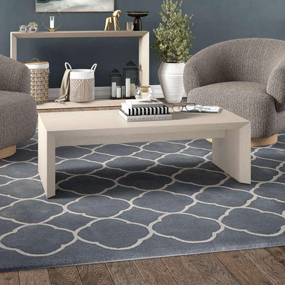 Hudson & Canal - Oswin 48in Wide Rectangular Coffee Table in Alder White - CT2061 veiw 4