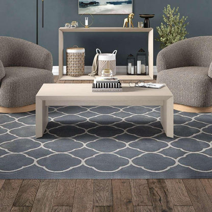 Hudson & Canal - Oswin 48in Wide Rectangular Coffee Table in Alder White - CT2061 veiw 5