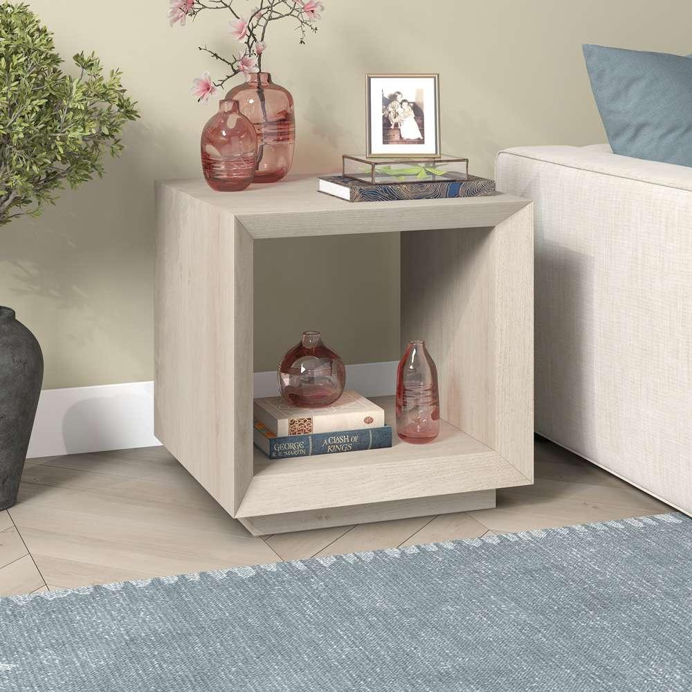 Hudson & Canal - Tannen 22in Wide Rectangular Side Table in Alder White - ST2042 veiw 4