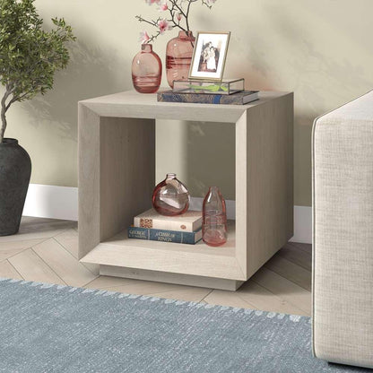 Hudson & Canal - Tannen 22in Wide Rectangular Side Table in Alder White - ST2042 veiw 5