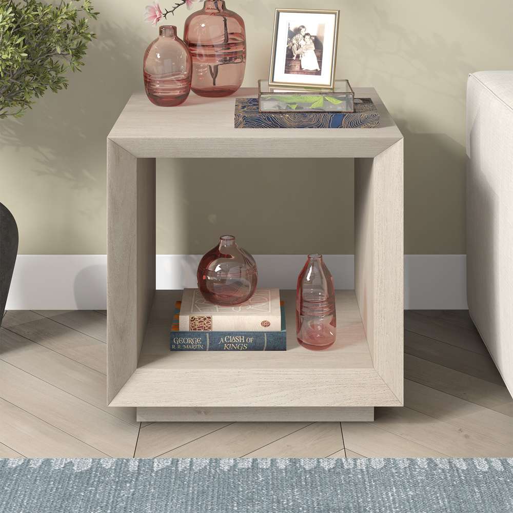 Hudson & Canal - Tannen 22in Wide Rectangular Side Table in Alder White - ST2042 veiw 6
