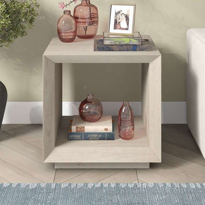 Hudson & Canal - Tannen 22in Wide Rectangular Side Table in Alder White - ST2042 veiw 6