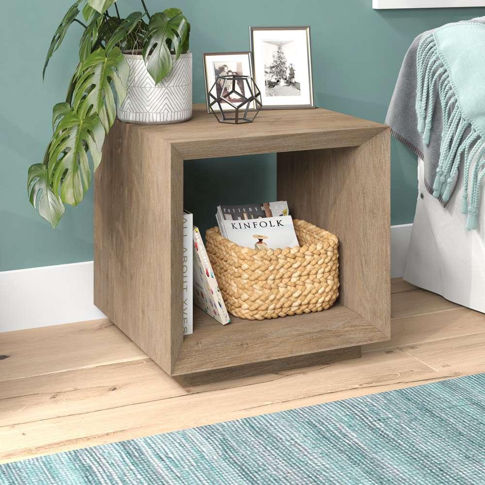 Hudson & Canal - Tannen 22in Wide Rectangular Side Table in Antiqued Gray Oak - ST2041 veiw 5