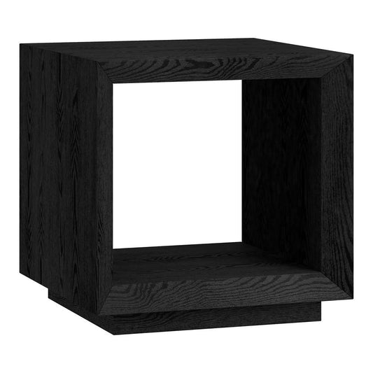 Hudson & Canal - Tannen 22in Wide Rectangular Side Table in Black Grain - ST2040 veiw 1