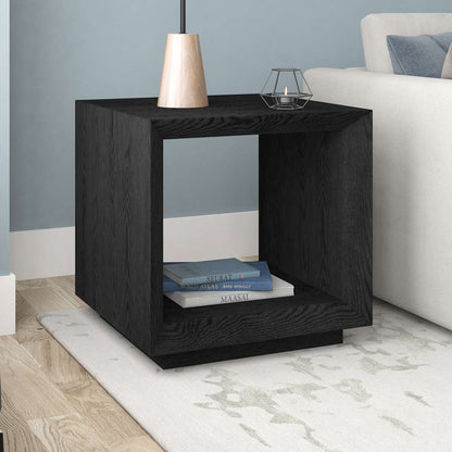 Hudson & Canal - Tannen 22in Wide Rectangular Side Table in Black Grain - ST2040 veiw 4