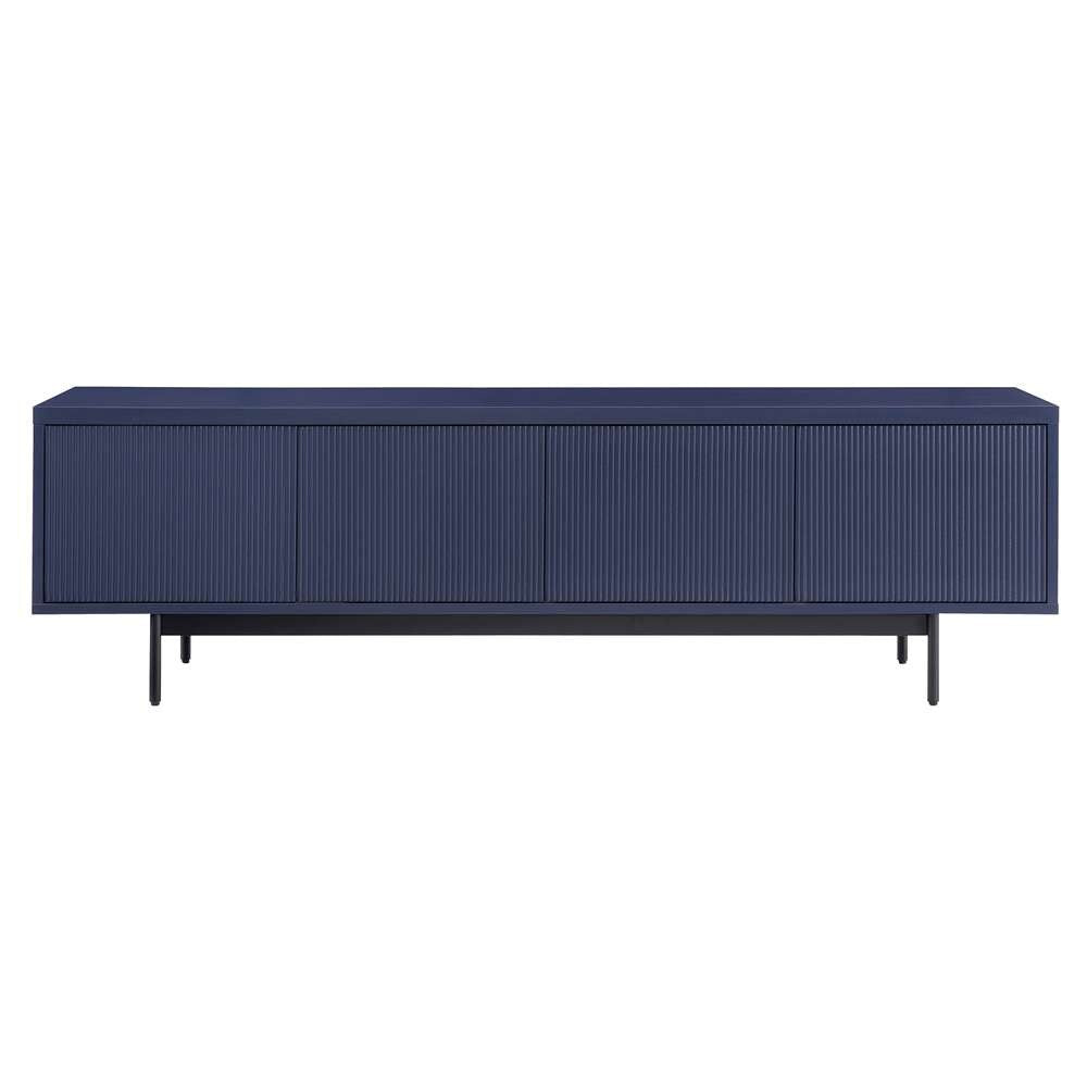 Hudson & Canal - Whitman Rectangular TV Stand for TVs up to 75in in Dark Blue - TV2047 veiw 2