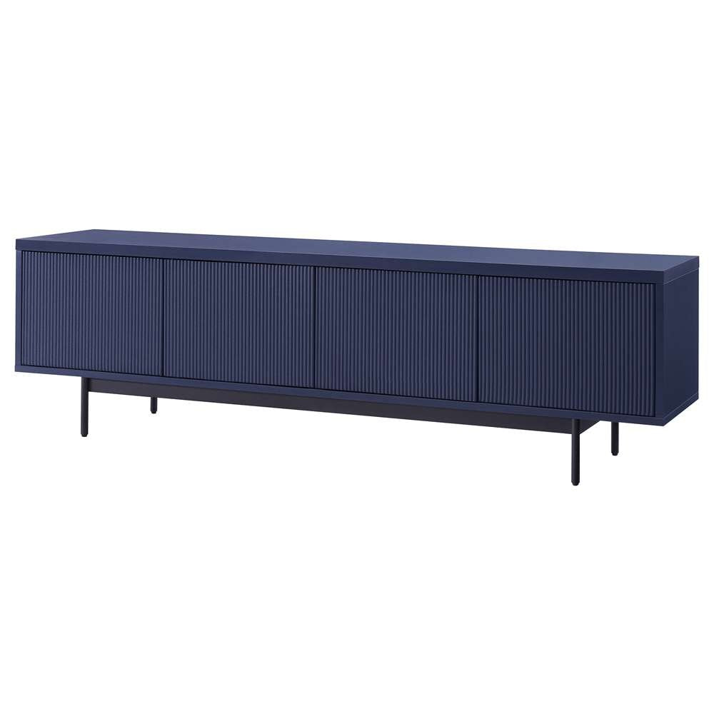 Hudson & Canal - Whitman Rectangular TV Stand for TVs up to 75in in Dark Blue - TV2047 veiw 3