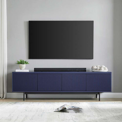 Hudson & Canal - Whitman Rectangular TV Stand for TVs up to 75in in Dark Blue - TV2047 veiw 5