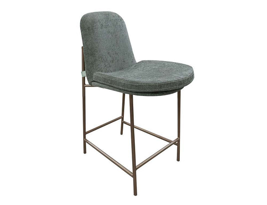 IFD - America - Wooden Frame & Metal Base, 24in Upholstered Barstool - IUP803-BST24-111 veiw 1