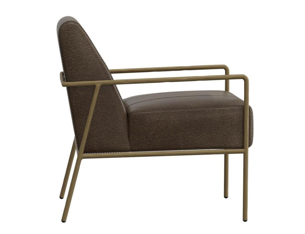 IFD - Aragon - Wooden Frame & Metal Base, Armchair - IUP611-ACH-215 veiw 3