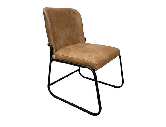 IFD - Comala - Wooden Frame & Metal Base, Upholstered Chair - IUP800-CHU-202 veiw 1