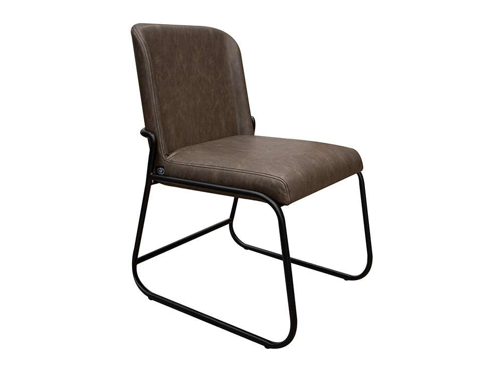 IFD - Comala - Wooden Frame & Metal Base, Upholstered Chair - IUP800-CHU-212 veiw 1