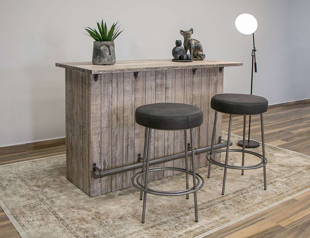 IFD - Frida - Wooden Frame & Metal Base, 30in Stool - IUP802-STL30-211 veiw 2