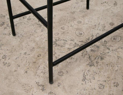 IFD - Frida - Wooden Frame & Metal Base, 30in Upholstered Barstool - IUP803-BST30-111 veiw 3
