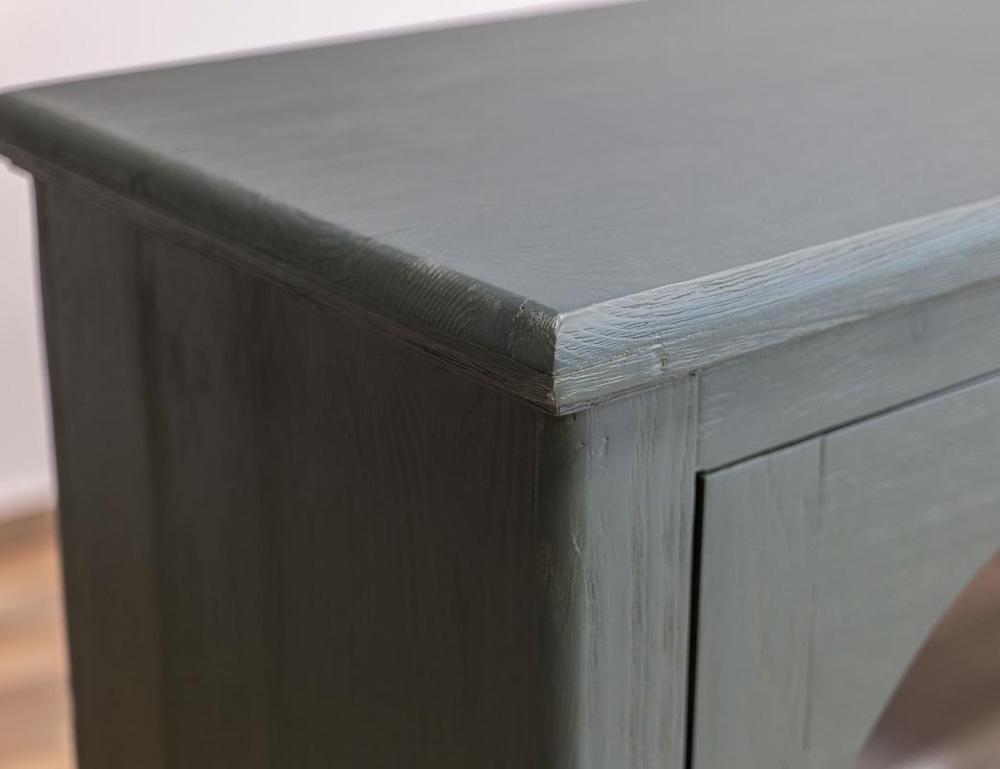 IFD - Genova - 4 Glass Doors Green Console - IFD3791CNSGN veiw 5