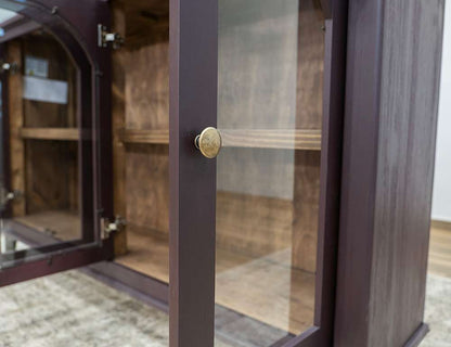 IFD - Genova - 4 Glass Doors Purple Console - IFD3791CNSRC veiw 3