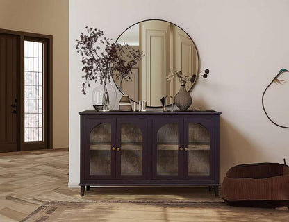 IFD - Genova - 4 Glass Doors Purple Console - IFD3791CNSRC veiw 7