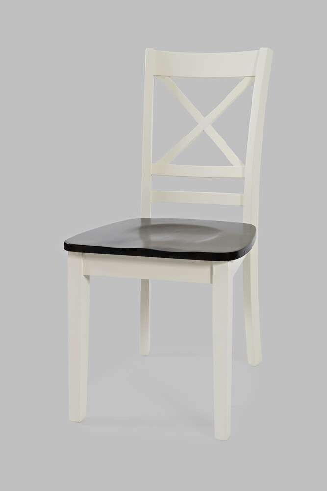 Jofran - Asbury Park Solid Acacia Farmhouse 4-Pack Dining Set - Table with 2 Chairs and Bench - 1805 veiw 3