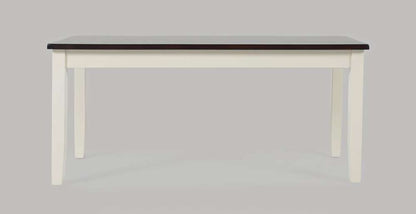 Jofran - Asbury Park Solid Acacia Farmhouse 4-Pack Dining Set - Table with 2 Chairs and Bench - 1805 veiw 4