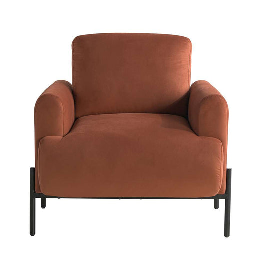 Lifestyle Solutions - Studio Living Kingston Accent Chair, Rust - 171A011RST veiw 1