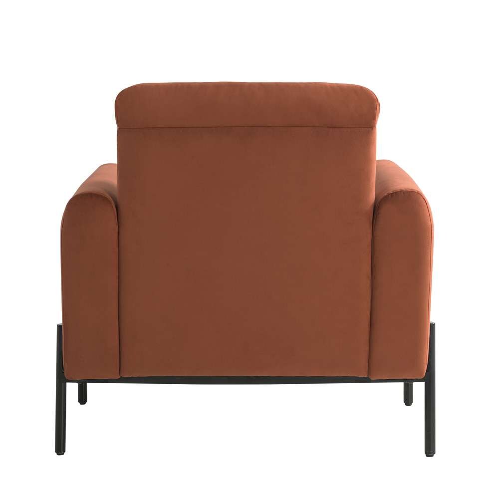 Lifestyle Solutions - Studio Living Kingston Accent Chair, Rust - 171A011RST veiw 4