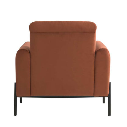 Lifestyle Solutions - Studio Living Kingston Accent Chair, Rust - 171A011RST veiw 4