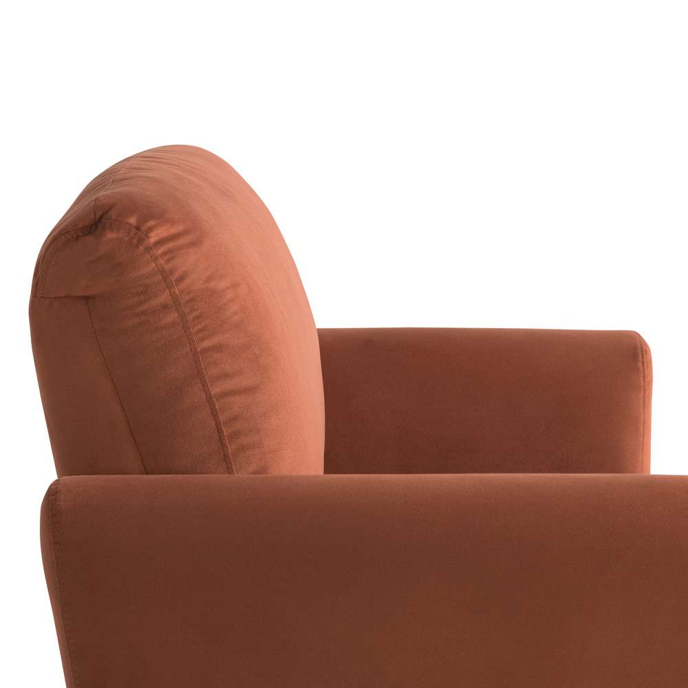 Lifestyle Solutions - Studio Living Kingston Accent Chair, Rust - 171A011RST veiw 5